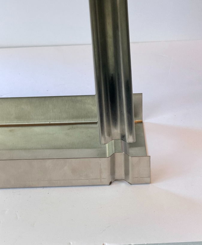 Studzilla stud aligning with the proprietary track groove