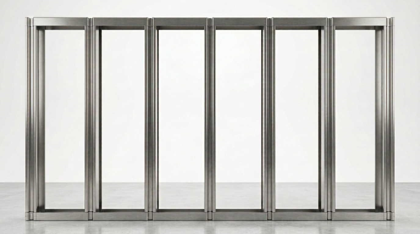 Studzilla modular wall framing — six frames with repeatable spacing